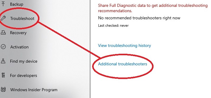 hp printer in error state windows 10 - HP printer Additional Troubleshooter