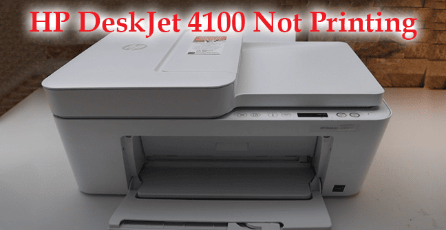 HP DeskJet 4100 Not Printing HP DeskJet 4100 Not Printing